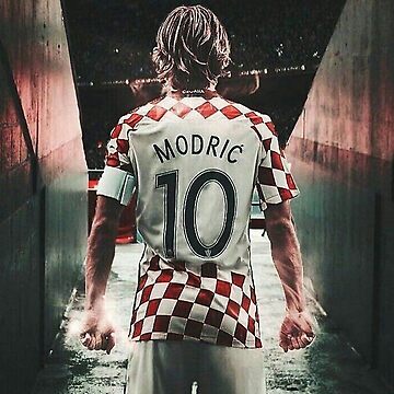 Luka Modrić Croatia Kit Poster for Sale by designsheaven