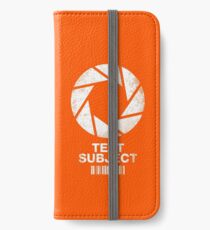 I was a Test Subject iPhone Wallet/Case/Skin