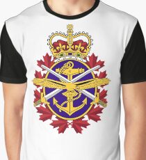 Badge of the Canadian Armed Forces Graphic T-Shirt