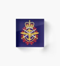Badge of the Canadian Armed Forces Acrylic Block