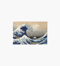 'The Great Wave Off Kanagawa' by Katsushika Hokusai (Reproduction) Art Board Print