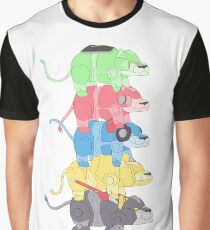 Lion Stack Graphic T-Shirt