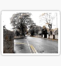 Scottish Town Scenery Sticker