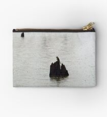 Warbler In The Rain Studio Pouch