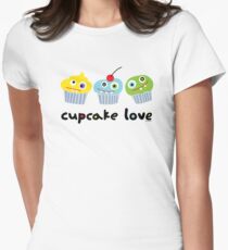 Cupcake Love ll Women's Fitted T-Shirt