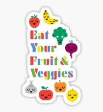 Eat Your Fruit & Veggies lll Sticker