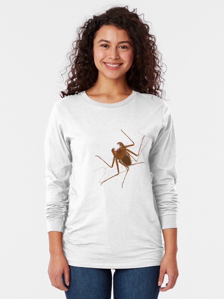 Alternate view of Amblypygi - Charinus israelensis - whip spider - tailless whip scorpion Long Sleeve T-Shirt
