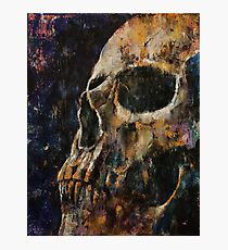 Gold Skull Photographic Print