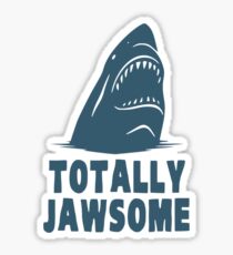 Totally Jawsome Awesome Shark Sticker