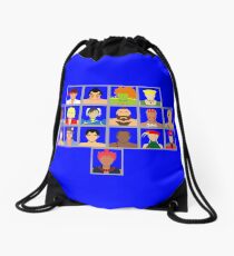 Select Your Character - Super Street Fighter 2 Turbo Drawstring Bag