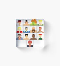 Select Your Character - Super Street Fighter 2 Turbo Acrylic Block