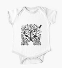 NZ Native Birds One Piece - Short Sleeve