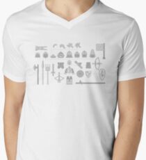 Brick Knight Men's V-Neck T-Shirt