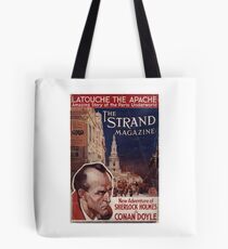 Sherlock Holmes - The Strand Magazine Cover - Vintage Print Tote Bag