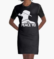 peace yo! Graphic T-Shirt Dress