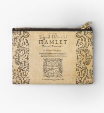 Shakespeare, Hamlet 1603 Zipper Pouch