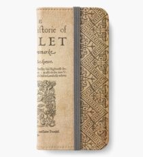 Shakespeare, Hamlet 1603 iPhone Wallet/Case/Skin