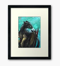 Toothless Framed Print