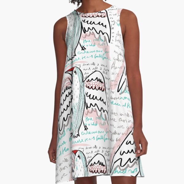 When Birds are Free A-Line Dress