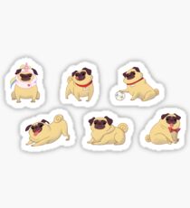 Pegatina Pugs