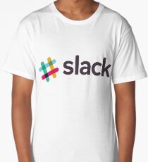 Slack with text Long T-Shirt