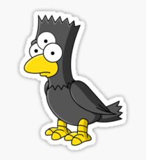 Bart Simpson - Three-Eyed Raven Sticker