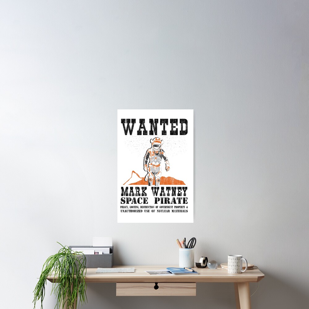 Wanted! Space Pirate Poster