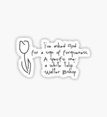 Walter's White Tulip Sticker