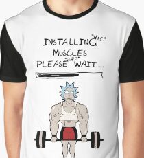Rick and Morty. Installing muscles. Graphic T-Shirt