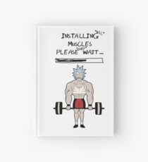 Rick and Morty. Installing muscles. Hardcover Journal