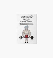 Rick and Morty. Installing muscles. Art Board