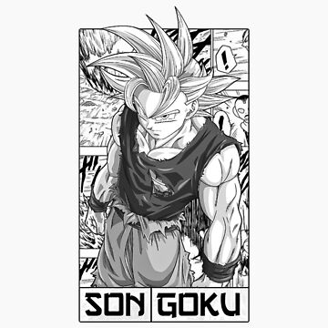 Goku MUI Manga Panel, anime, dragon ball, HD phone wallpaper