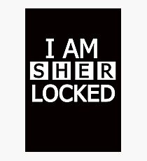 I am ---- locked Photographic Print