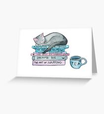 The Art of the Miau Greeting Card