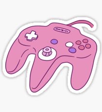Pink N64 Controller Sticker