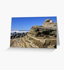 ROCKY SUNSET CLIFFS Greeting Card