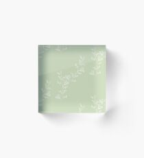 Citron Foilage Acrylic Block