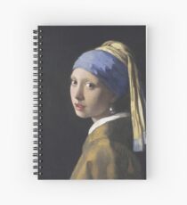 Johannes Vermeer - The Girl With A Pearl Earring Spiral Notebook