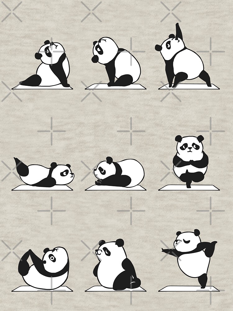Panda Yoga by Huebucket