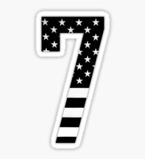 Number 7 Sticker