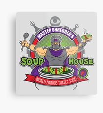 TMNT Master Shredder's Soup House Metal Print