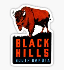 Black Hills South Dakota Vintage Travel Decal Sticker
