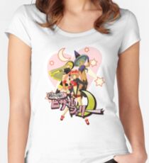 Bizarre Jelly Logo (No More Heroes) Women's Fitted Scoop T-Shirt