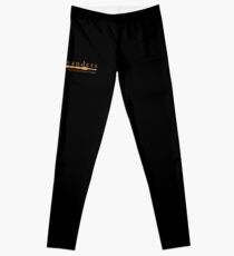 Ollivanders Logo in Yellow Leggings