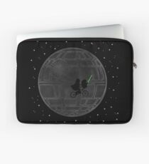 Warlord and green alien bike ride Laptop Sleeve