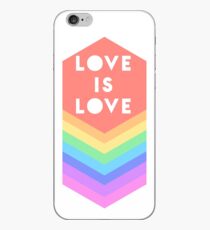 LOVE IS LOVE GAY PRIDE RAINBOW iPhone Case