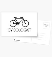 Cycologist Radfahren Zyklus Postkarten