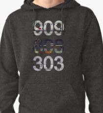 Roland 909 808 303 Classic Synth & Drum Machine Pullover Hoodie
