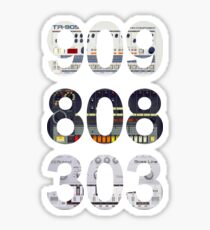 Roland 909 808 303 Classic Synth & Drum Machine Sticker