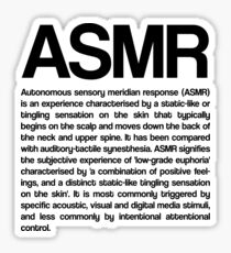 ASMR (Autonomous Sensory Meridian Response) Sticker